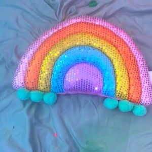 Rainbow pillow